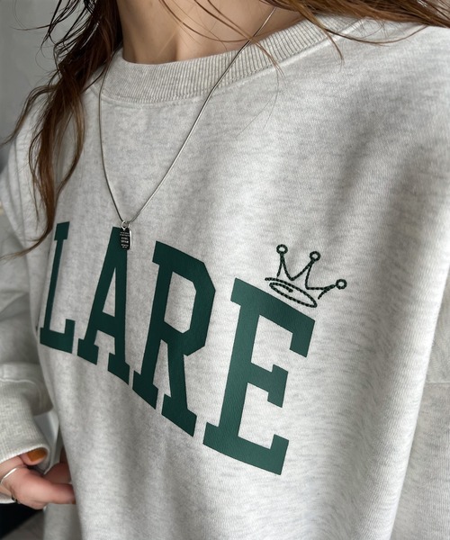 「Java」 スウェットカットソー LARGE グレー レディース_画像9