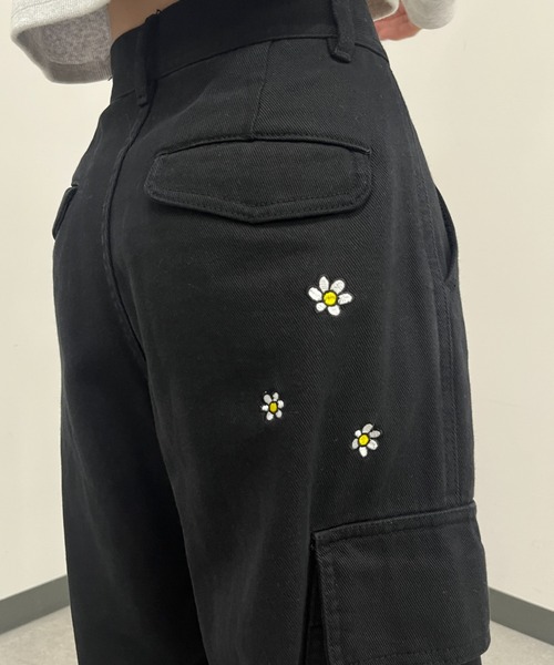 「WHO'S WHO gallery」 カーゴパンツ FREE カーキ レディース_画像9