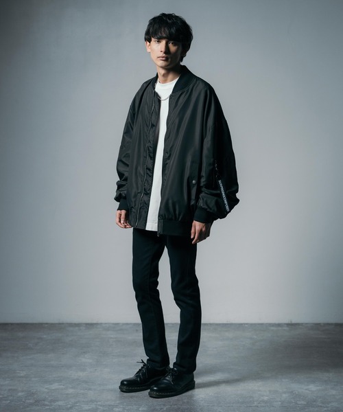 「Rocky Monroe」 ブルゾン X-LARGE ブラック メンズ_画像4