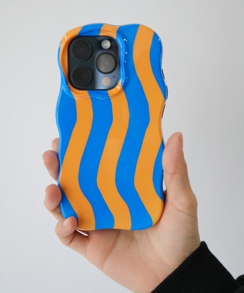 Port（ポート） スマホケース 「 」 ポップカラー ウェーブ iPhone