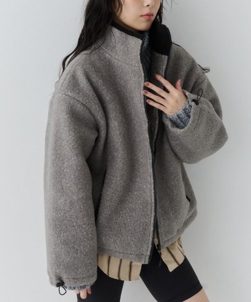 ジャケット・アウター hogepiyo ノーカラージャケット アウター ジャケット[品番：ZX000006343]｜and