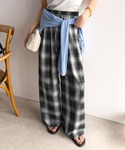 ワイドパンツ パンツ 「全骨格/体型拾わず美脚...の詳細画像5