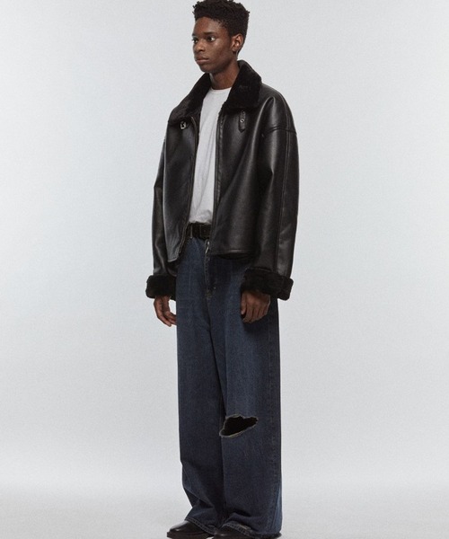 V2 ムートンジャケット ムートンコート V2／8227レザームートンコート