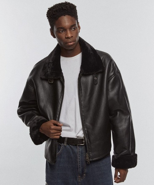 V2 ムートンジャケット ムートンコート V2／8227レザームートンコート