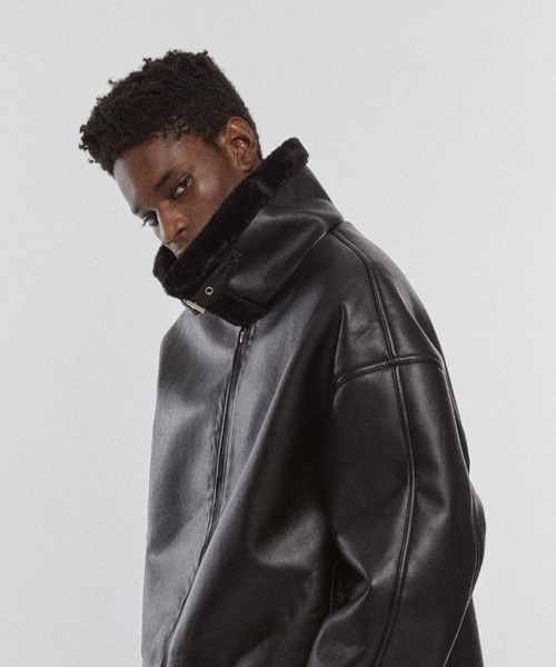 V2 ムートンジャケット ムートンコート V2／8227レザームートンコート