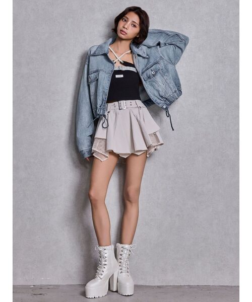 GYDA（ジェイダ） デニムジャケット gジャン reversible chain