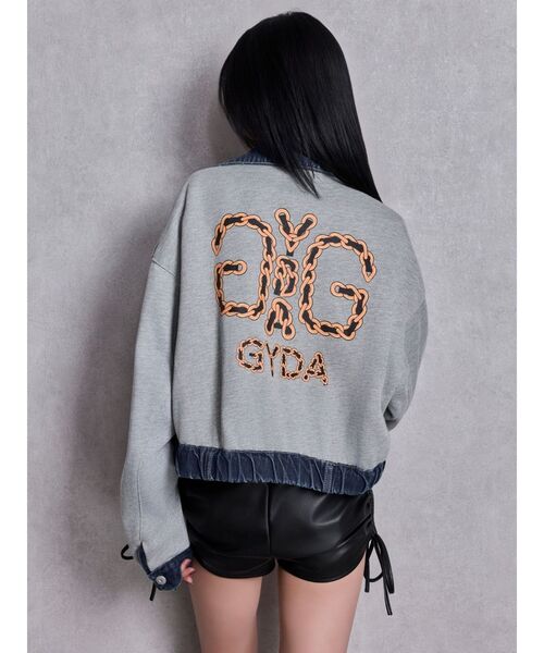 GYDA（ジェイダ） デニムジャケット gジャン reversible chain