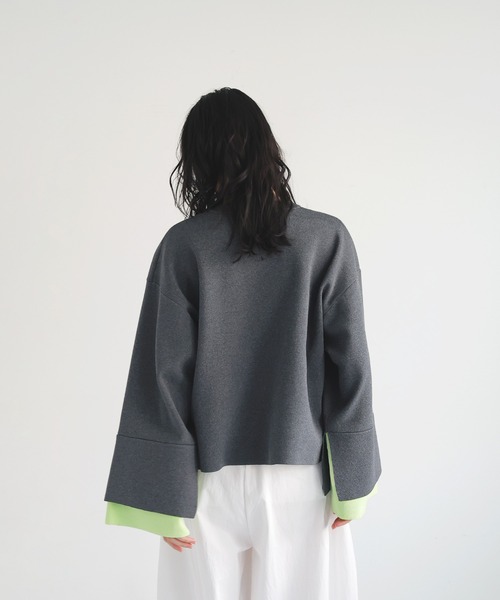 「LIAN」 長袖ニット FREE グレー レディース_画像3