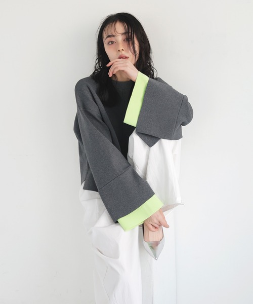 「LIAN」 長袖ニット FREE グレー レディース_画像5