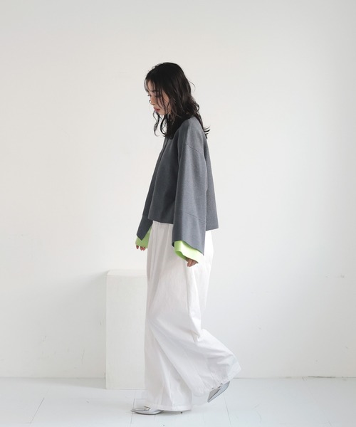 「LIAN」 長袖ニット FREE グレー レディース_画像7