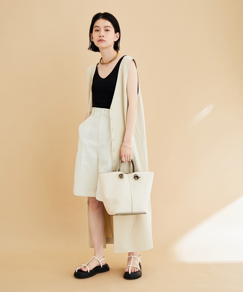 「ADAM ET ROPE'」 ハンドバッグ FREE グレー系その他 レディース_画像4