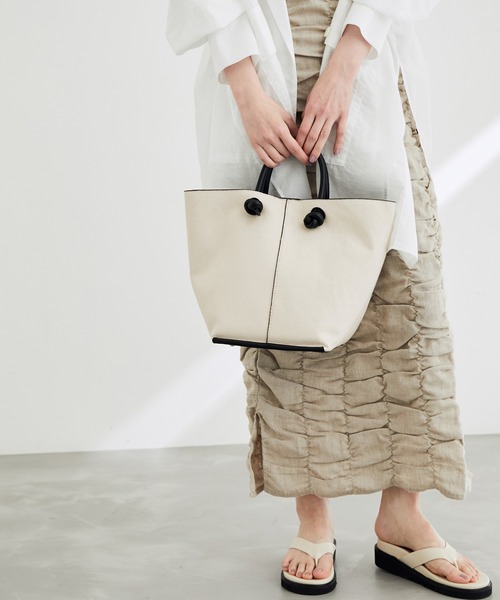 「ADAM ET ROPE'」 ハンドバッグ FREE グレー系その他 レディース_画像6