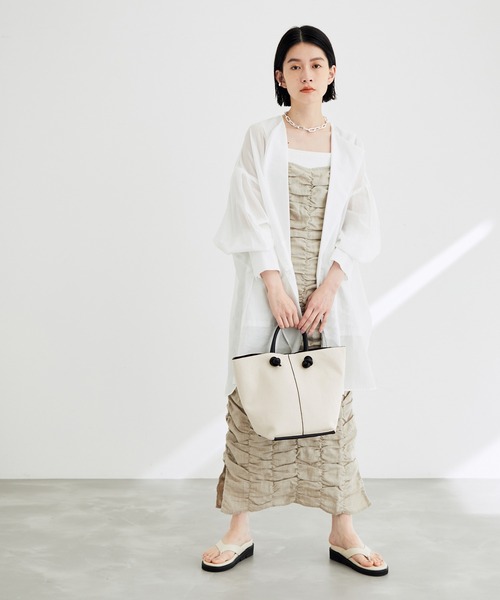 「ADAM ET ROPE'」 ハンドバッグ FREE グレー系その他 レディース_画像8