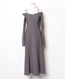 「dazzlin」 コンビワンピース SMALL グレー レディースの画像3