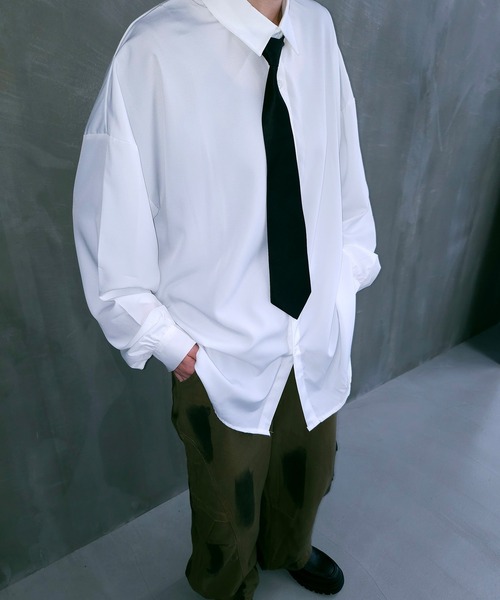 WESTBOY（ウエストボーイ） シャツ ネクタイ付き オーバーサイズ