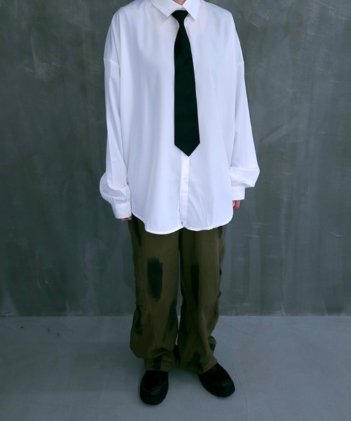 WESTBOY（ウエストボーイ） シャツ ネクタイ付き オーバーサイズ
