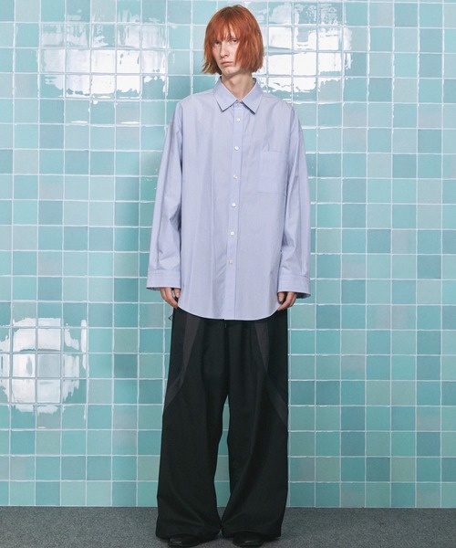 今季 メゾンスペシャル ロングシャツ MAISON SPECIAL（メゾンスペシャル） シャツ メンズ レディース