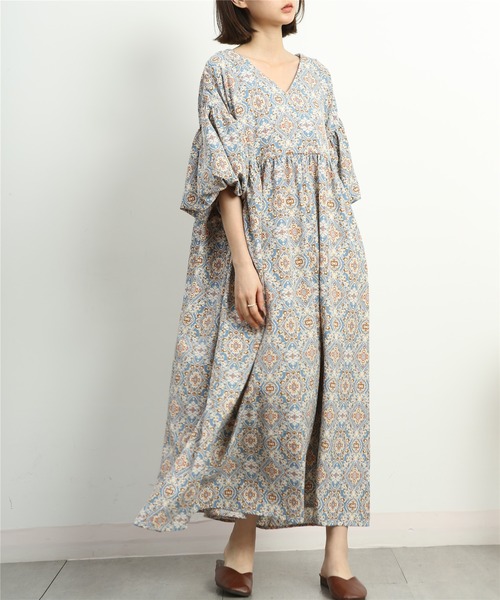 MAISON DE THERESE（メゾン ド テレーズ） 7分袖ワンピース FREE