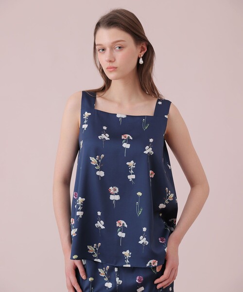 ANAYI（アナイ） ブラウス シャツ 「セットアップ対応商品」ボタニカル