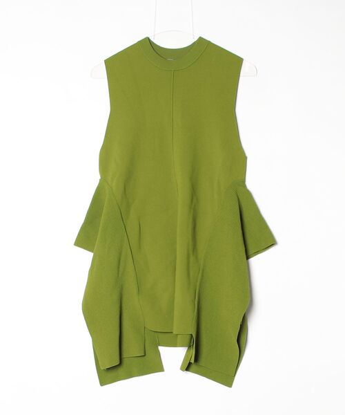 UN3D.ノースリーブニット UN3D.（アンスリード） ノースリーブニット FREE ライム レディース