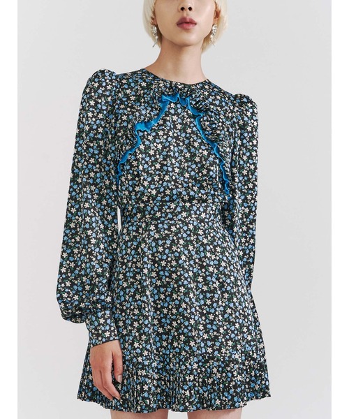 PAMEO POSE（パメオ ポーズ） 長袖ワンピース FREE ブラック