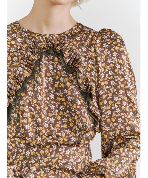 パメオポーズ 長袖ワンピース PAMEO POSE（パメオ ポーズ） 長袖ワンピース FREE ブラック