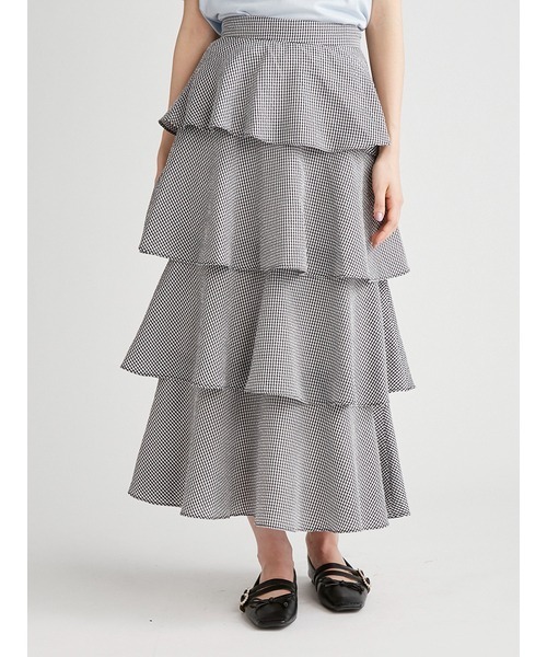 「FURFUR」 フリルスカート FREE ブラック レディース_画像6