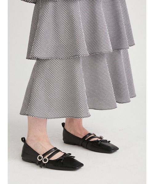 「FURFUR」 フリルスカート FREE ブラック レディース_画像10