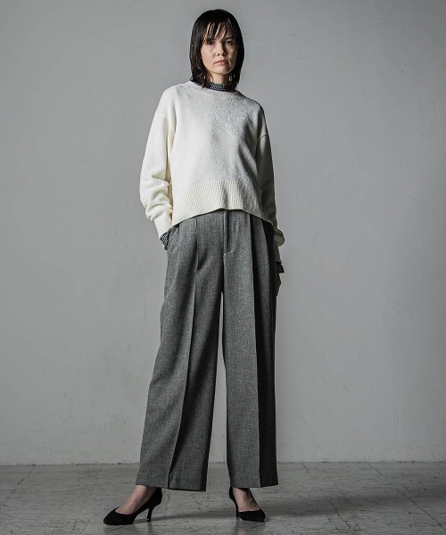 「la.f…」 長袖カットソー 9号 グレー系その他 レディース_画像7