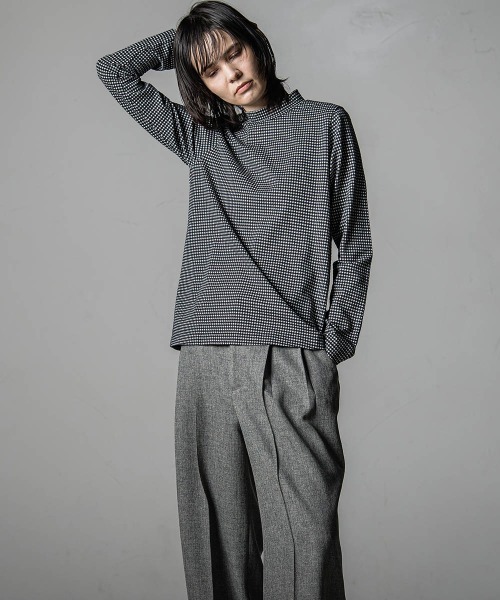 「la.f…」 長袖カットソー 9号 グレー系その他 レディース_画像8