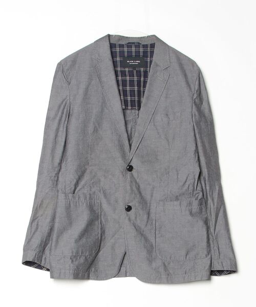 BURBERRY BLACK LABEL」 テーラードジャケット L グレー メンズ 