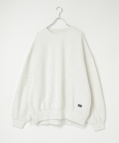 「notch.」 スウェットカットソー M ライトグレー レディース_画像9