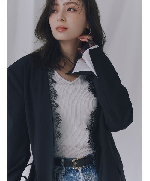 anuans（アニュアンス） ニット セーター リュクスビスコースニット