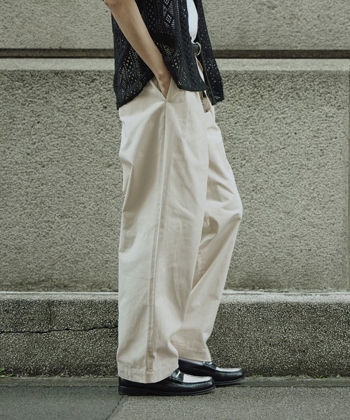 「Bleme」 チノパンツ M ベージュ メンズ_画像3