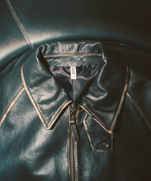 CCU（シーシーユー） 革ジャン ライダース 別注 Sheep ”Rub”Leather