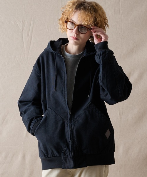 エディーバウアーサイズ PXL・紺　ZIP 裏地ウール マウンテンパーカー Eddie Bauer（エディーバウアー） マウンテンパーカー ウインド