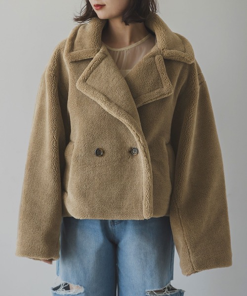 「rectangle」 ジャケット FREE アイボリー レディース_画像2