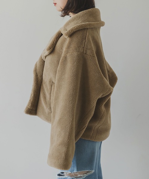 「rectangle」 ジャケット FREE アイボリー レディース_画像4