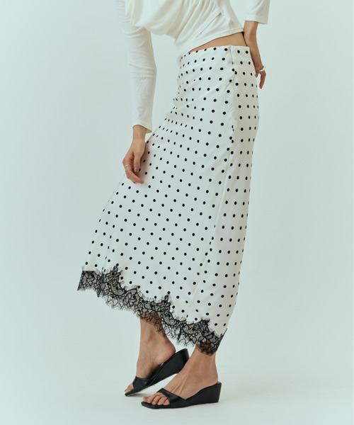 ドット スカート（色：ホワイト系）のおすすめ人気商品一覧 通販