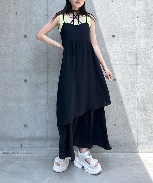 「PAGEBOY」 キャミソールワンピース FREE オフホワイト レディース_画像6