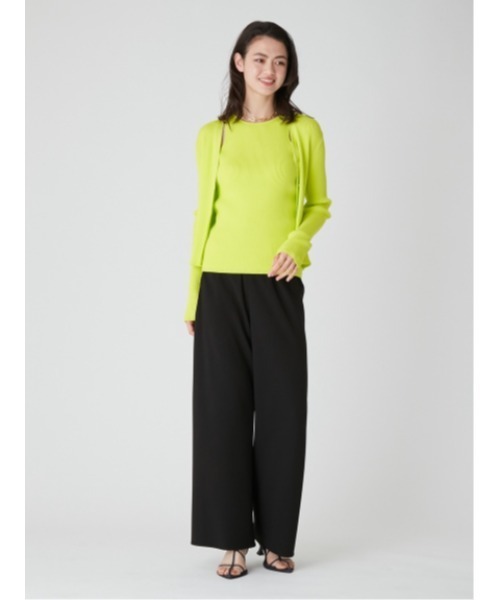 「Mila Owen」 ニットカーディガン 0 ダークブラウン レディース_画像5