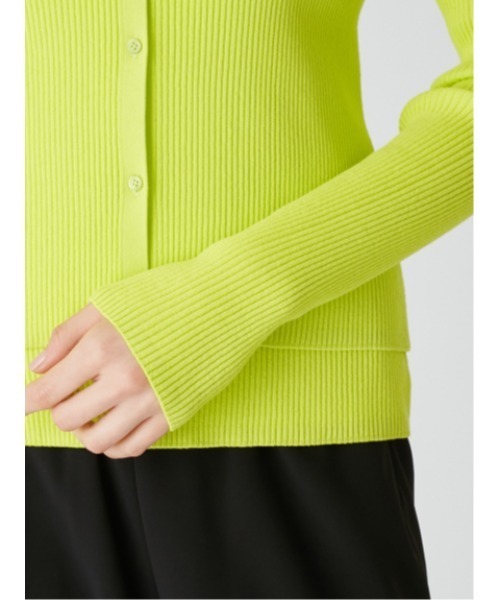 「Mila Owen」 ニットカーディガン 0 ダークブラウン レディース_画像6