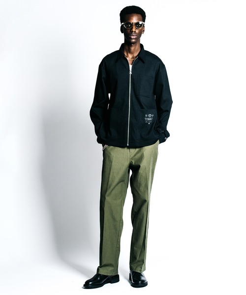 CRIMIE（クライミー） ブルゾン アウター ZIP LINEN OX SHIRT JACKET _