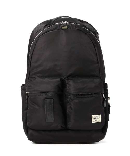 AVIREX FLIGHT NYLON BACKPACK ブラック AVIREX（アヴィレックス） デイバック リュック FLIGHT NYLON BACKPACK