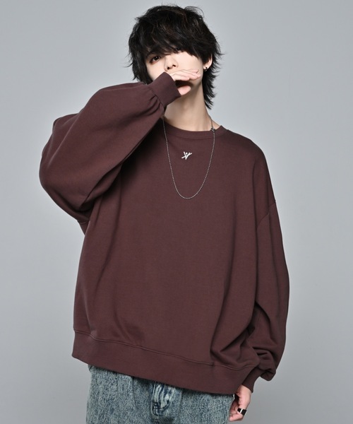 「ADRER」 スウェットカットソー LARGE ホワイト メンズ_画像3