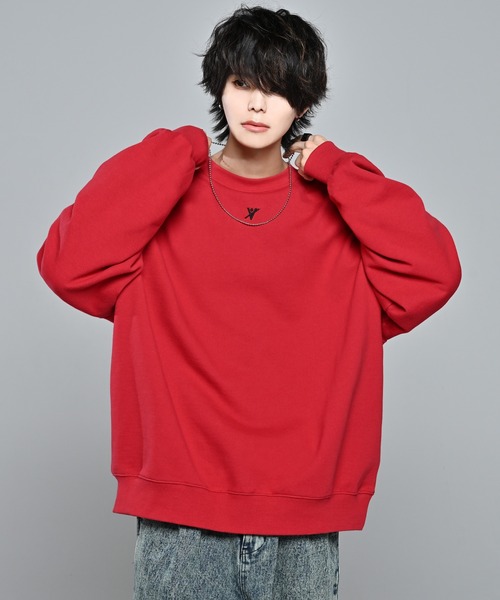 「ADRER」 スウェットカットソー LARGE ホワイト メンズ_画像4