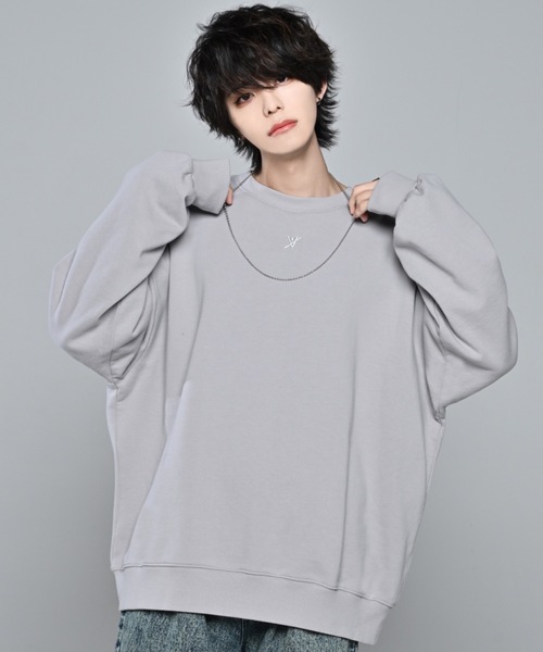 「ADRER」 スウェットカットソー LARGE ホワイト メンズ_画像5