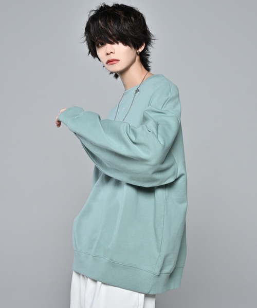 「ADRER」 スウェットカットソー LARGE ホワイト メンズ_画像6