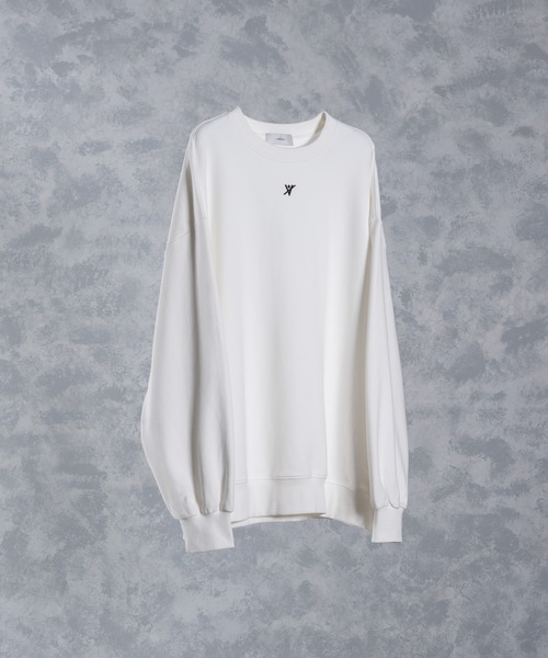 「ADRER」 スウェットカットソー LARGE ホワイト メンズ_画像8