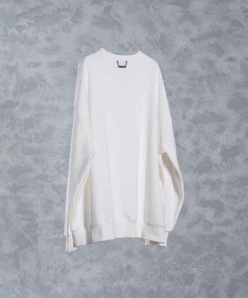 「ADRER」 スウェットカットソー LARGE ホワイト メンズ_画像9